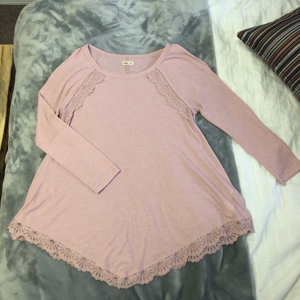 Laced long sleeved shirt